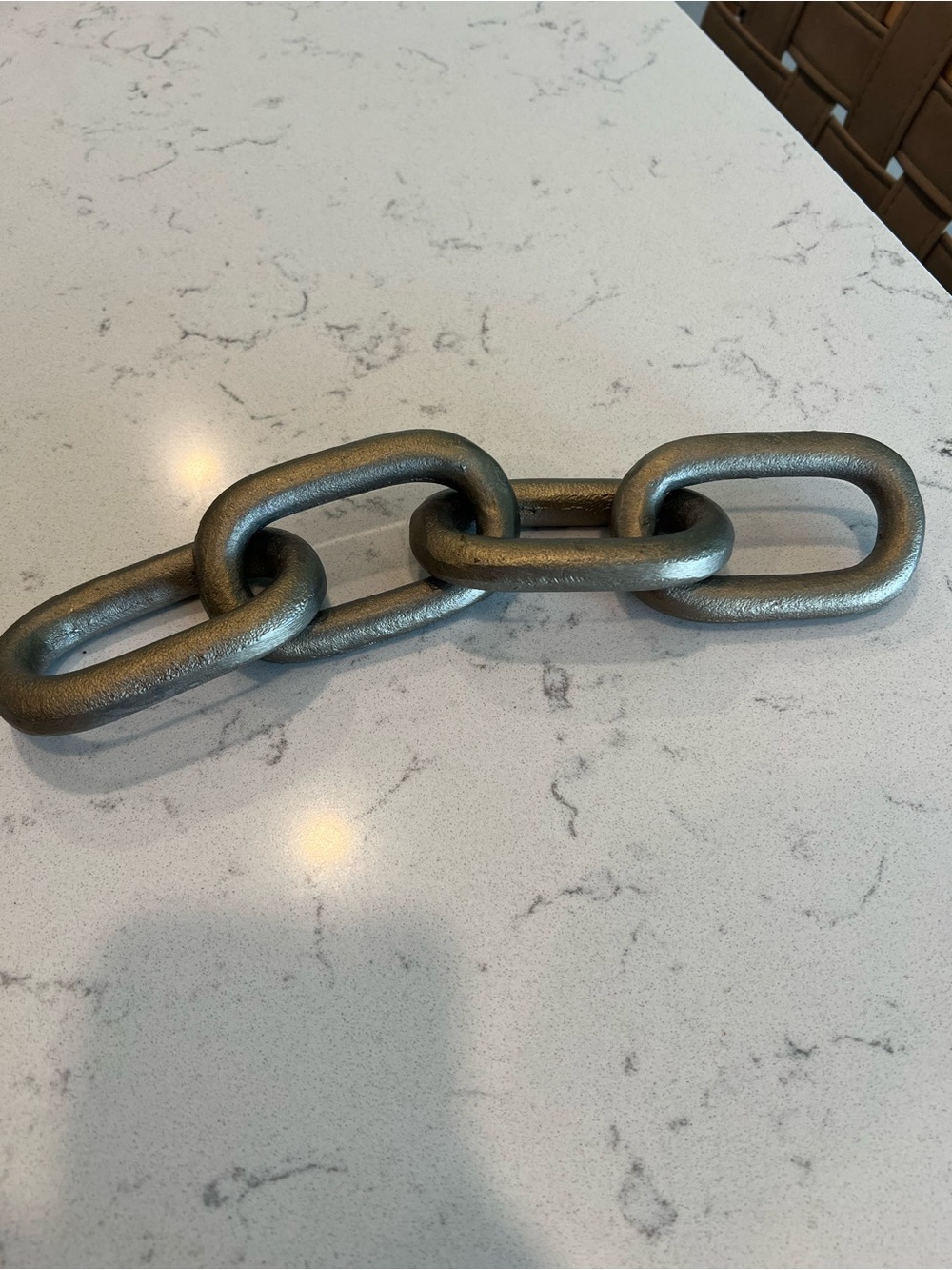 Decorative Metal Chain Accent - Aged Gold color - Picture 2 of 2